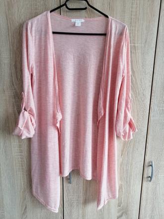 Dámsky ružový kardigán, amisu,xs