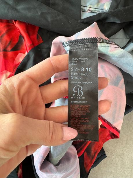 Satenovy zupan ted baker, m