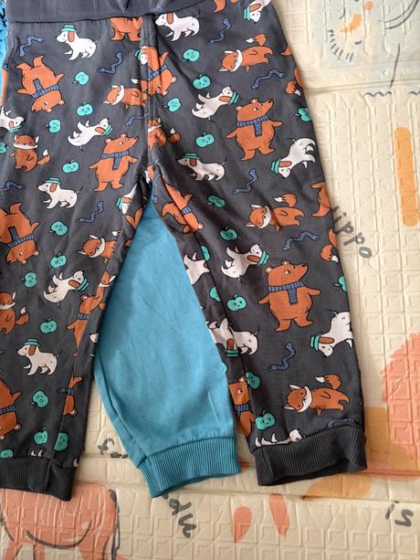 Teplaky 2ks, fox & bunny,98