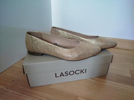 Kožené balerínky, lasocki,38