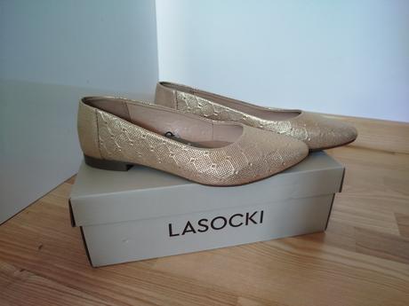 Kožené balerínky, lasocki,38