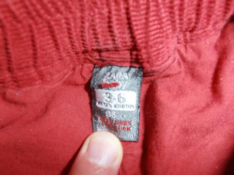 Podšité menžestrové nohavice , zara,68