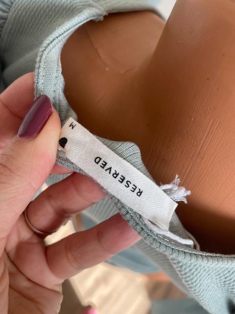 Šalviovo zelený body top, reserved m, reserved,m