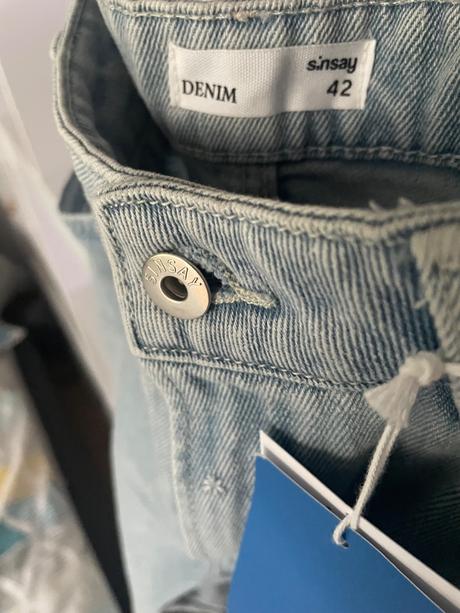 Dámske mom džínsy, sinsay,42