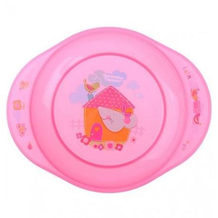 Tommee tippee tanier s obrázkom ružový, 12m+, 