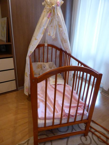 Detská postielka, šírka (cm): 60,dĺžka (cm): 120