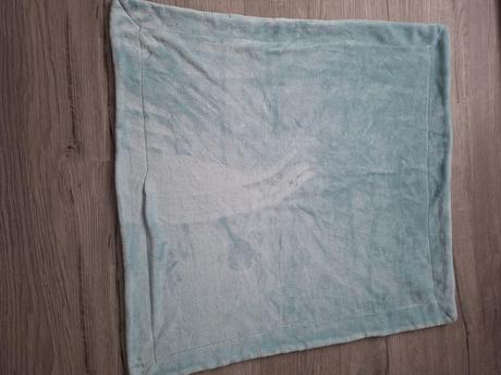 Tyrkysová semišová deka 75x75, 