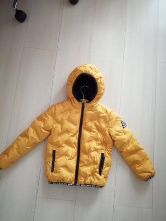 Bundička pre chlapcov zlta, znackova ny vel. 116, 116