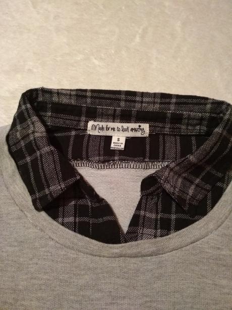 Košeľová mikina, s