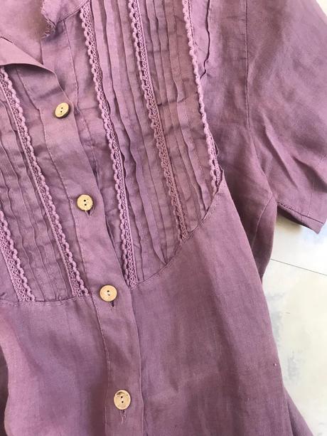 Voľná ľanová košeľa /tunika, xxl