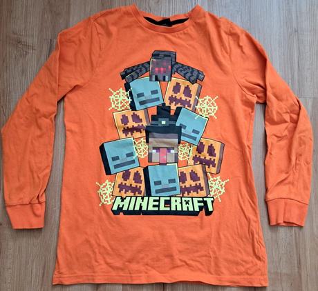 Tričko svietiace f&f minecraft 170, f&f,170