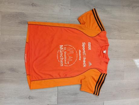 Oranžové tričko adidas m/l, adidas,m