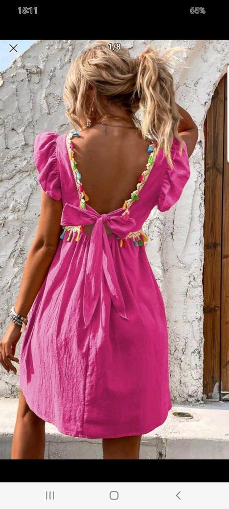 Šaty bavlnené rôzne farby poštovné zdarma, l / m / s / xl