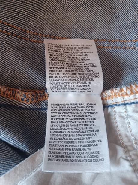 Tmavomodré rifle h&m, h&m,170