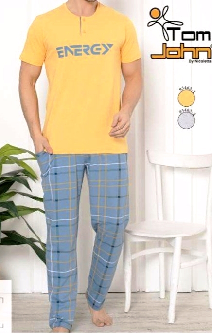 Pánske bavlnené pyžamo alebo domáci úbor, 4xl - xxxl