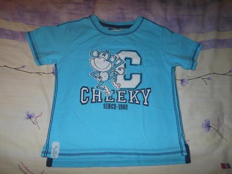 Tyrkysové opičkové tričko next 98, next,98