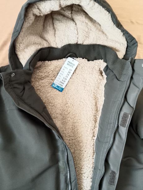 Bunda - vetrovka s kožúškom 152/158, pepco,158