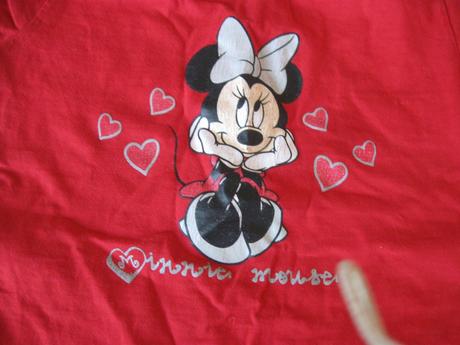 Dievčenské tričko s minnie, 110, 110