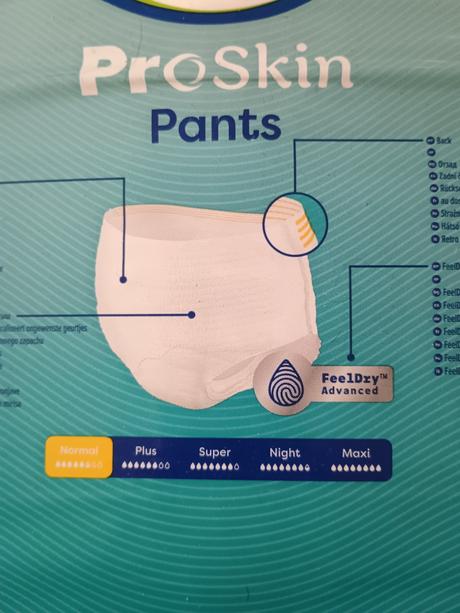 Tena proskin pants veľkosť s,
