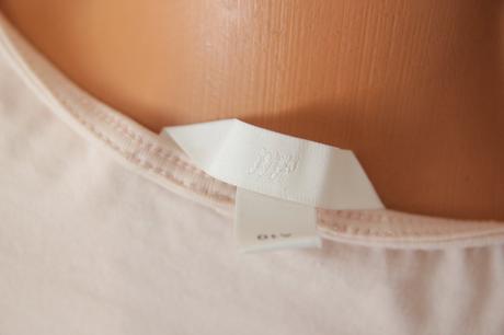Krémovo ružové body tričko, h&m, s, h&m,s