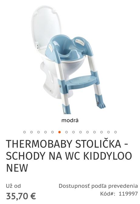 Kidylloo bledomodre sedadlo, 