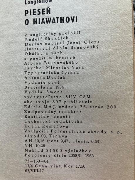 Pieseň o hiawathovi longfellow henry wadsworth, 