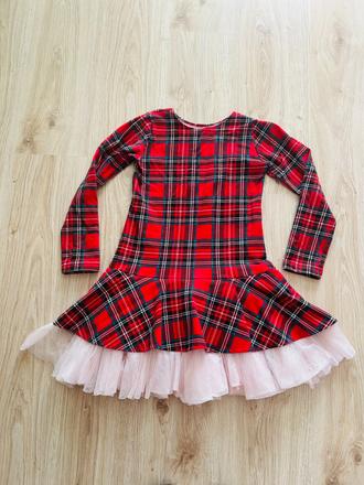 Krásne kárované šaty značky zuppa, pc 45 eur, 146