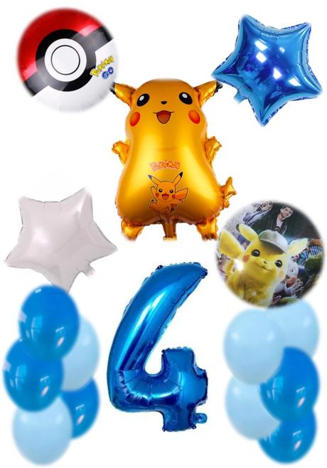 Balóny pokémon - až 16 kusov,