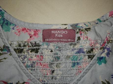 Dievčenské šaty, mango,110