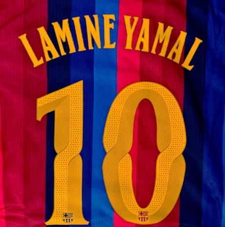 Dres lamine yamal fc barcelona 26/27 novinka, nike,128 - 164