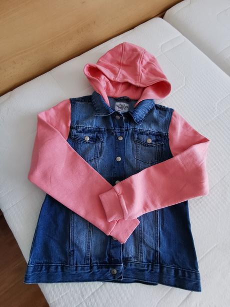 Riflová bunda s kapucňou, pepperts,158