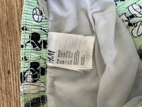 Plavky a tričko grátis, h&m,92