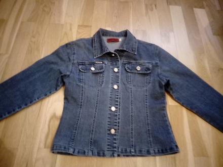 Riflová bunda veľkosť l, l