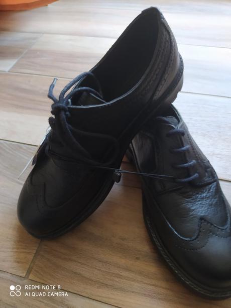 Kožené topánky, zara,33