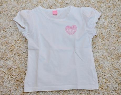 Letná výbava 4ks tričiek, c&a,104