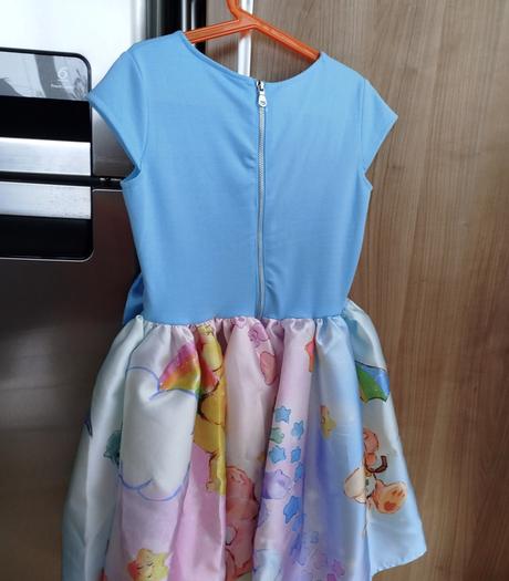 Nádherné šaty h&m s motívom care bears - nové, h&m,134 / 140