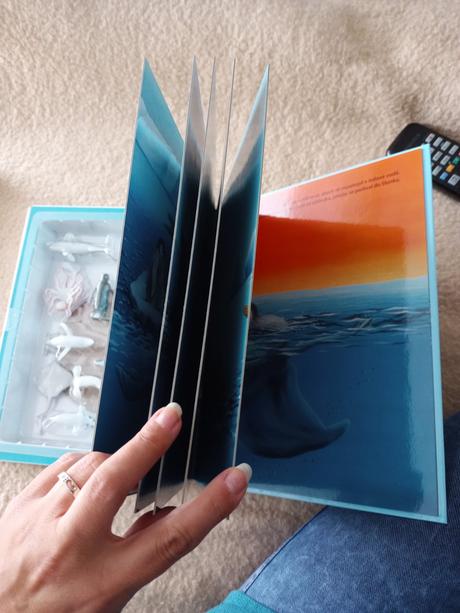 Tučňák a polárni zvížatá s figurkami,