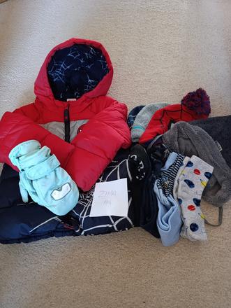 Balík zimného oblečenia, 104–116