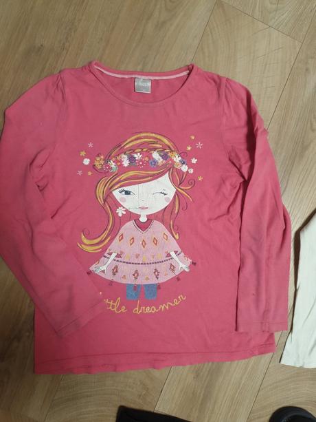 2x leginy+ 2x tricka velkost 134 cena spolu, 122–134