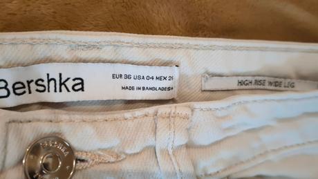 Denimové nohavice, bershka,36