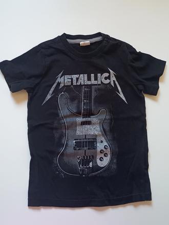 Chlapčenské tričko metallica, h&m,92