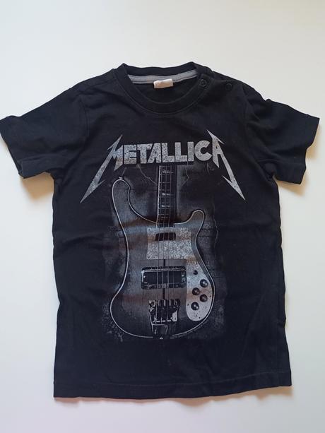 Chlapčenské tričko metallica, h&m,92