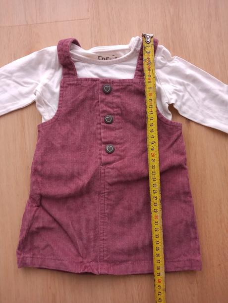 Menčestrová sukňa na traky, f&f,74