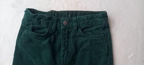 Menčestrové nohavice, h&m,116
