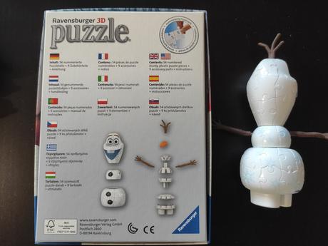 3d puzzle olaf, 
