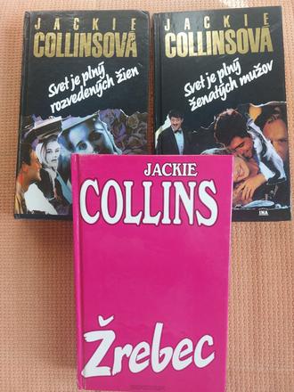 3x jackie collins kniha, 