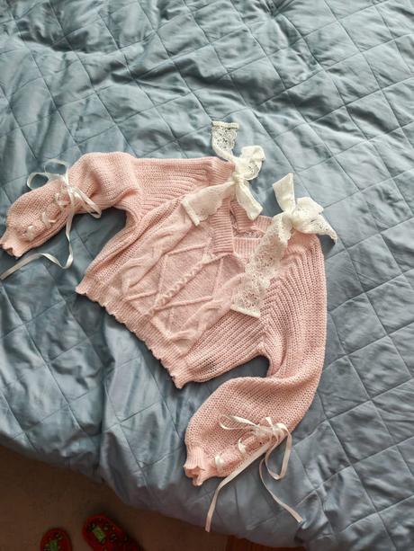Vintage crop pulover, 36