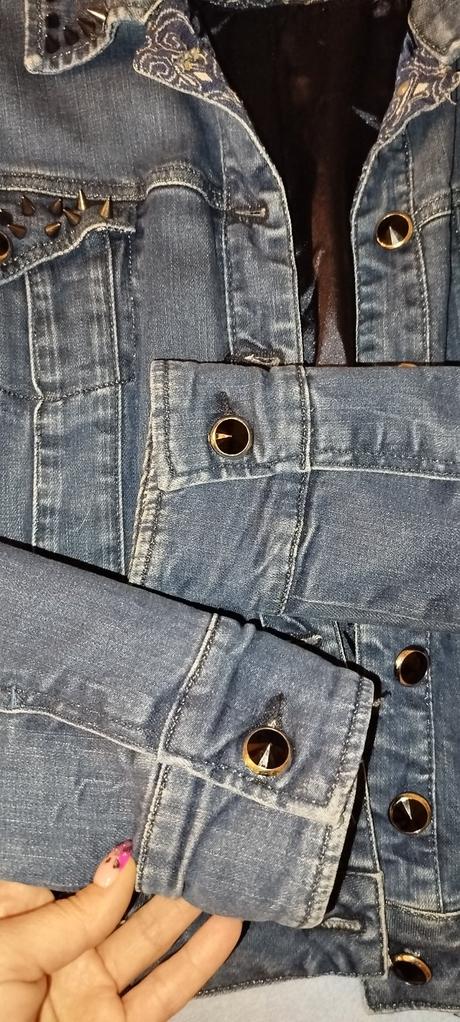 Dámska riflova bunda, l