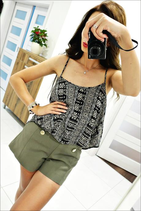 Crop blúzka hollister, hollister,m