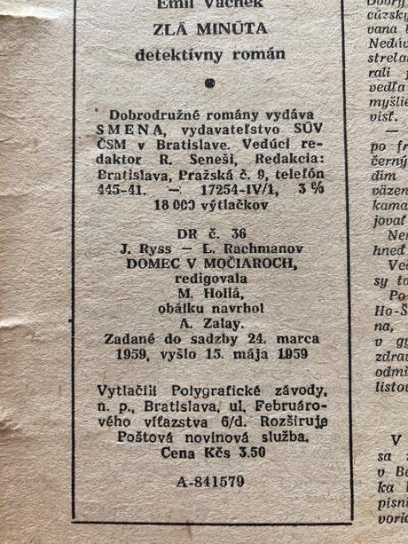Dobrodružné romány 4ks vyd.1959,